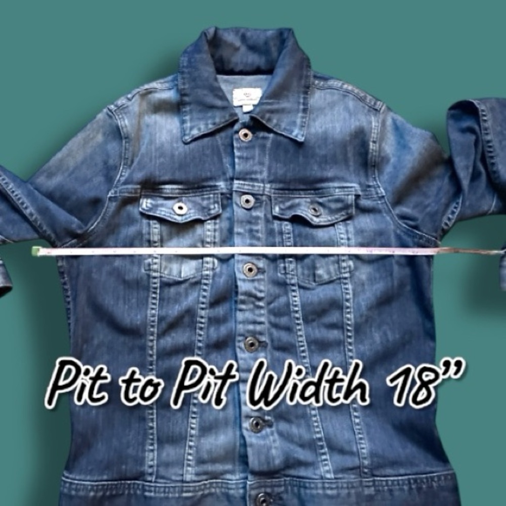 💥HP💥 EUC AG Jeans Robyn Denim Jacket. Size Large - Picture 8 of 15